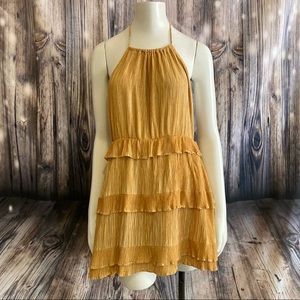Sale 5 For $25 Lulu’s Ruffle Open Back Mini Dress